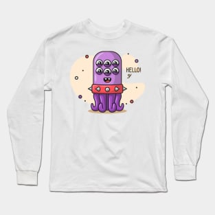 Meet cute little Monster Long Sleeve T-Shirt